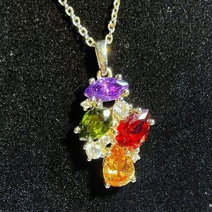 NVC Colorful Pendant and Chain